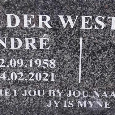 WESTHUIZEN Andre, van der 1958-2021