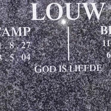 LOUW Camp 1927-2004 &amp; Bessie 1927-2008