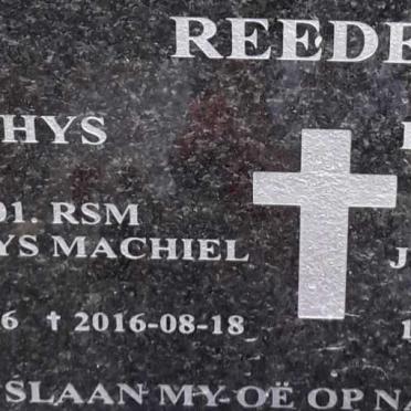 REEDER Matthys Machiel 1938-2016 &amp; Johanna Hendrina NEL 1937-2006