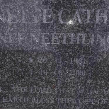 CATHRO Anette nee NEETHLING 1961-2000