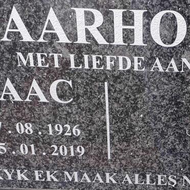 HAARHOFF Isaac 1926-2019