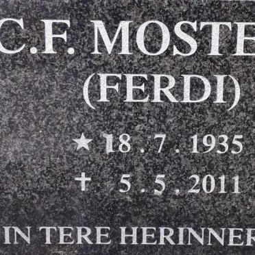 MOSTERT C.F. 1935-2011