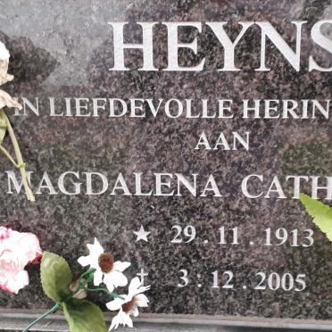 HEYNS Magdalena Catharina 1913-2005