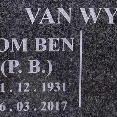 WYK P.B., van 1931-2017