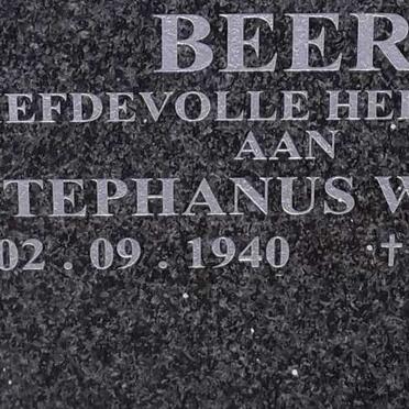 BEER Stephanus William 1940-2019