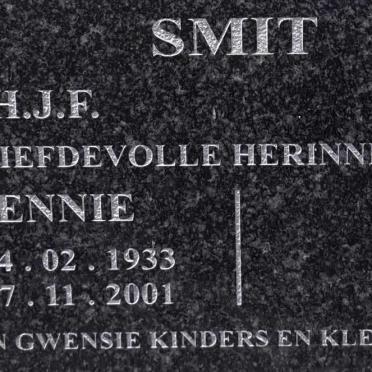 SMIT H.J.F. 1933-2001