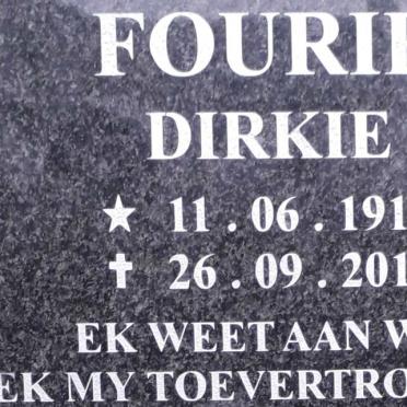 FOURIE Dirkie 1917-2017