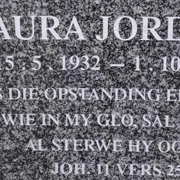 JORDAAN Laura 1932-2004