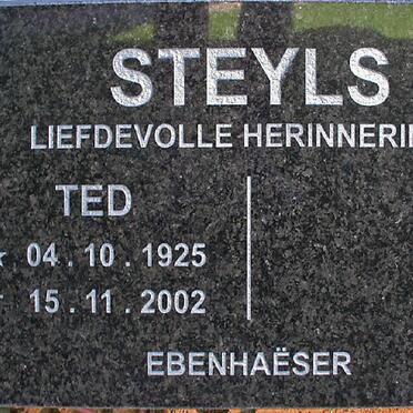STEYLS Ted 1925-2002