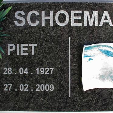 SCHOEMAN Piet 1927-2009