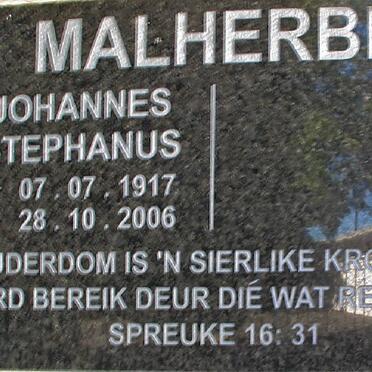 MALHERBE Johannes Stephanus 1917-2006