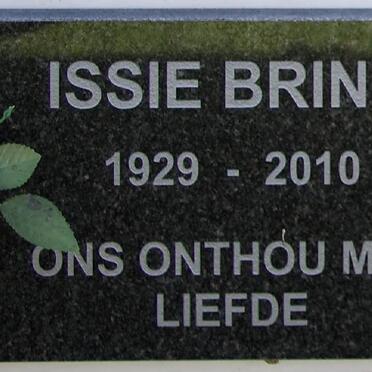 BRINK Issie 1929-2010
