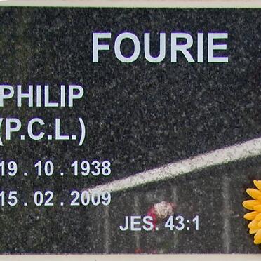 FOURIE P.C.L. 1938-2009