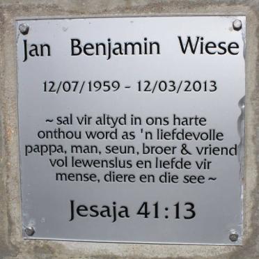 WIESE Jan Benjamin 1959-2013