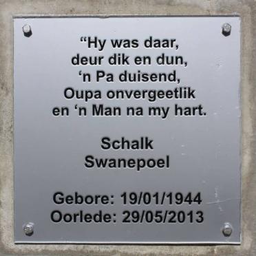 SWANEPOEL Schalk 1944-2013