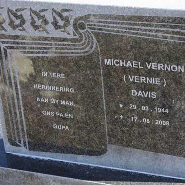 DAVIS Michael Vernon 1944-2008