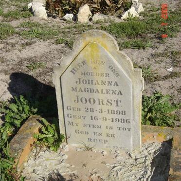 JOORST Johanna Magdalena 1898-1986