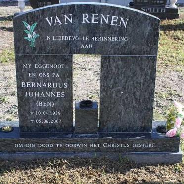 RENEN Bernardus Johannes, van 1939-2007 