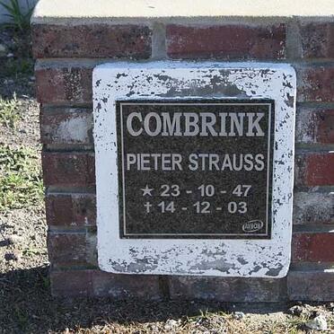 COMBRINK Pieter Strauss 1947-2003