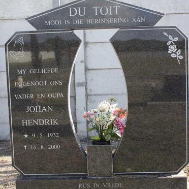 TOIT Johan Hendrik, du 1932-2000