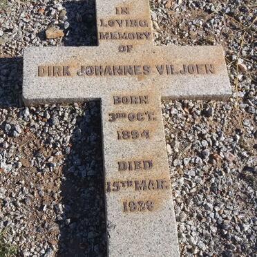VILJOEN Dirk Johannes 1894-1938