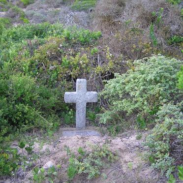 Western Cape, SWELLENDAM district, Potteberg Estates 516, Kaap Infante, John Richard's Bay, single grave