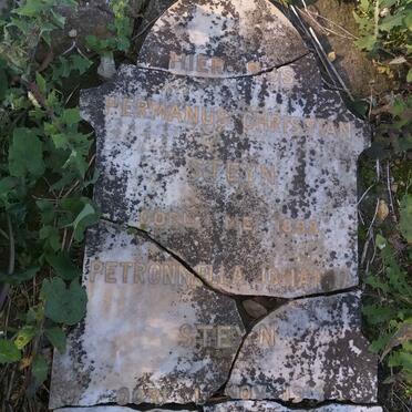 STEYN Hermanus Christiaan -1898 &amp; Petronella Johanna -1913