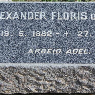 KOCK Alexander Floris, de 1882-1969