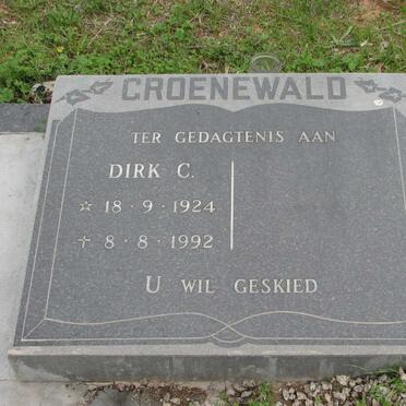 GROENEWALD Dirk C. 1924-1992