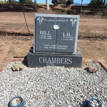 CHAMBERS Bill 1923-1999 &amp; Lil 1932-1999