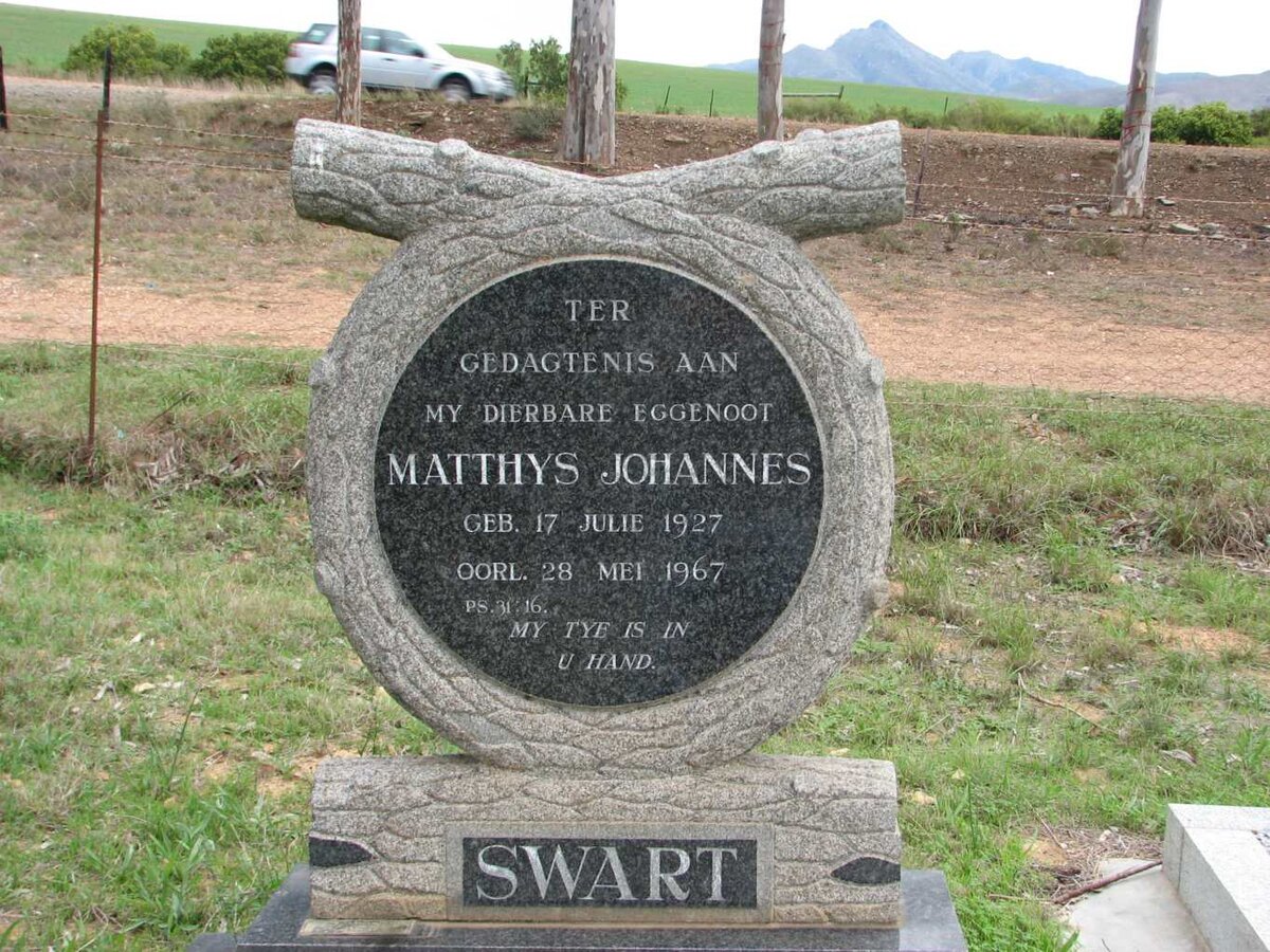 SWART Matthys Johannes 1927-1967