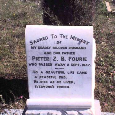 FOURIE Pieter Z.B. -1937 :: OLIVIER Patricia Jeanne 1926-2012 