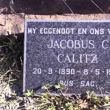 CALITZ Jacobus C. 1890-1959