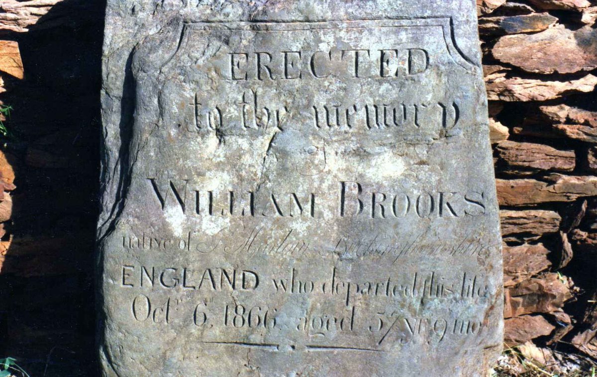 BROOKS William -1866