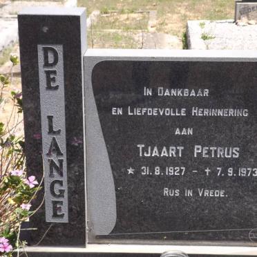 LANGE Tjaart Petrus, de 1927-1973