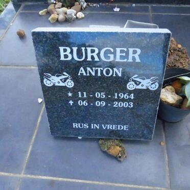 BURGER Anton 1964-2003