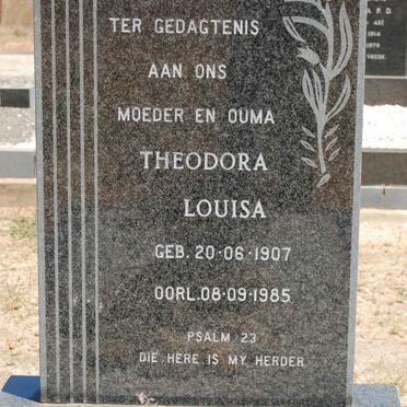 SWART Theodora Louisa 1907-1985