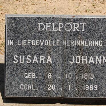 DELPORT Susara Johanna 1919-1989