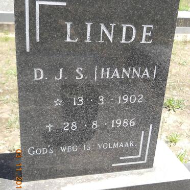LINDE D.J S. 1902-1986