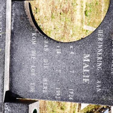 VOS Malie, de 1924-1992