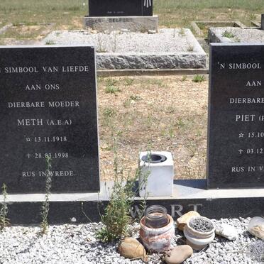 SWART P.J. v.J. 1897-1993 &amp; A.E.A. 1918-1998