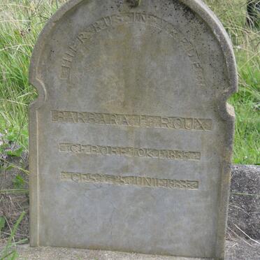 ROUX Barbara, le 1855-1933