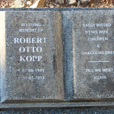 KOPP Robert Otto 1941-2013
