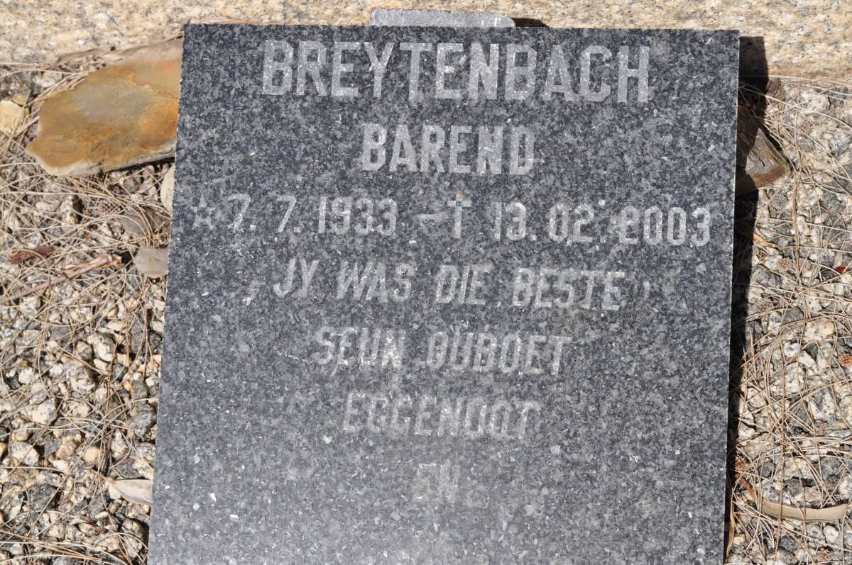 BREYTENBACH Barend 1933-2003