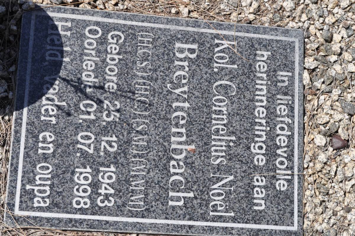 BREYTENBACH Cornelius Noël 1943-1988