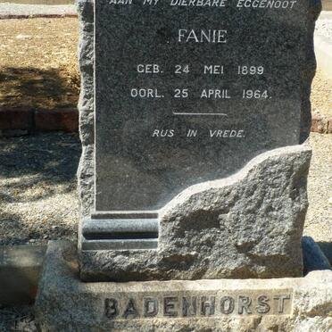 BADENHORST Fanie 1899-1964