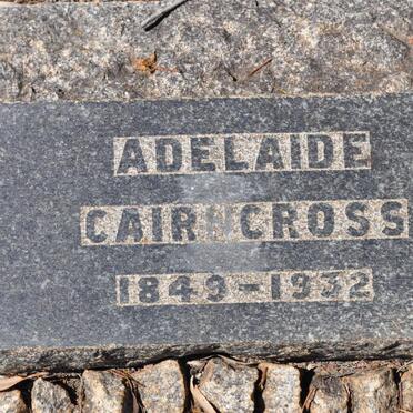 CAIRNCROSS Adelaide 1849-1932