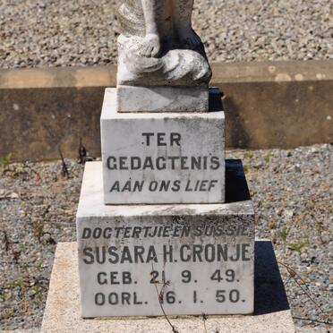 CRONJE Susara H. 1949-1950