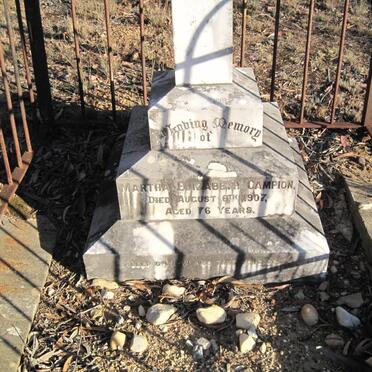 CAMPION Martha Elizabeth -1907