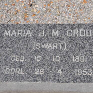 CROUS Maria J.M. nee SWART 1891-1953